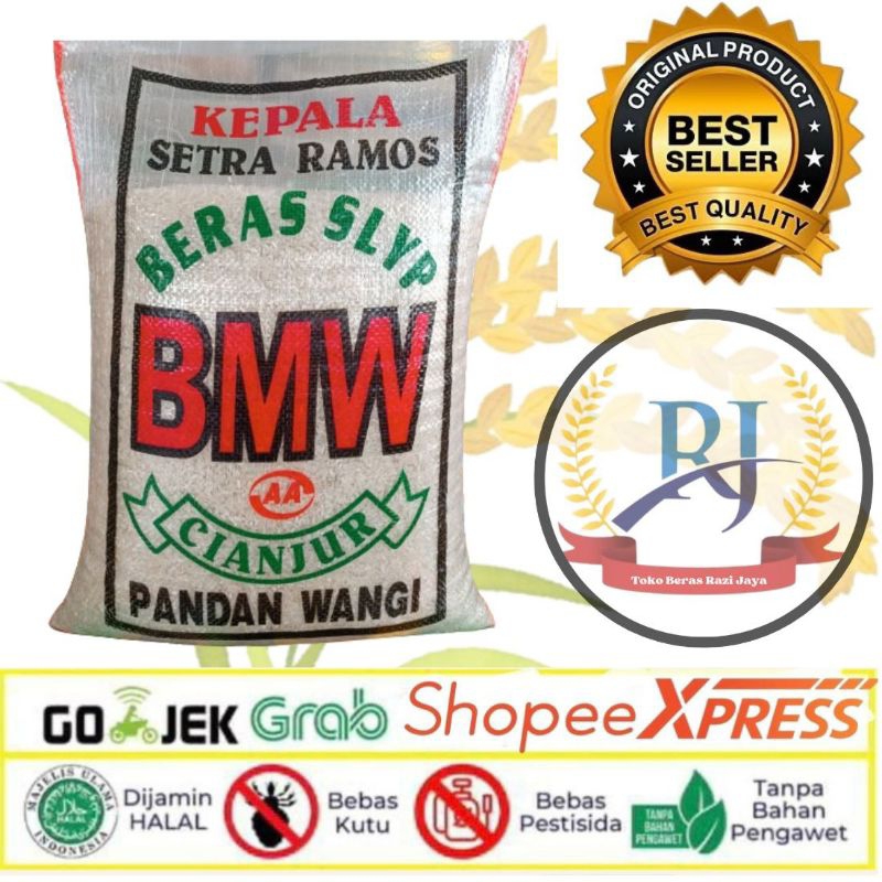 

Beras Bmw Cianjur Wangi Pandan 5L/10L/20L