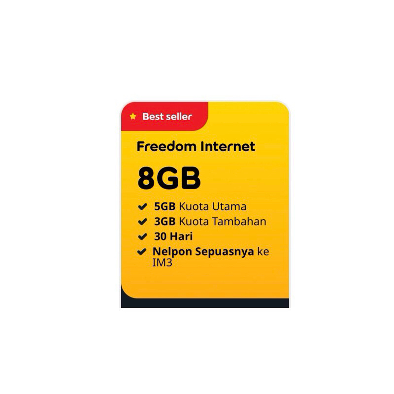 Esim Indosat 8GB