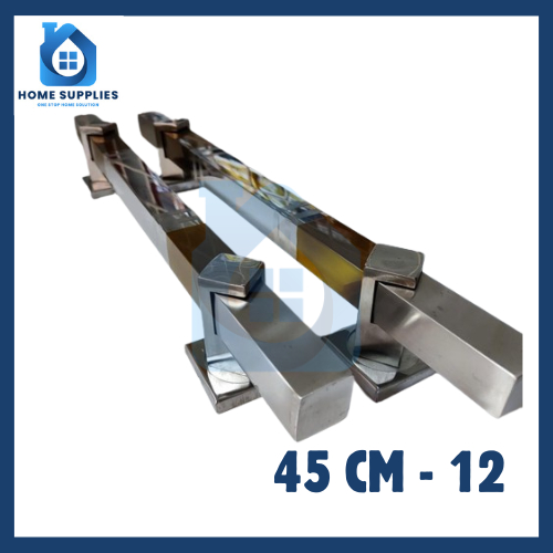 Gagang Pintu Kupu Tarung Stainless Murah 45cm - 12