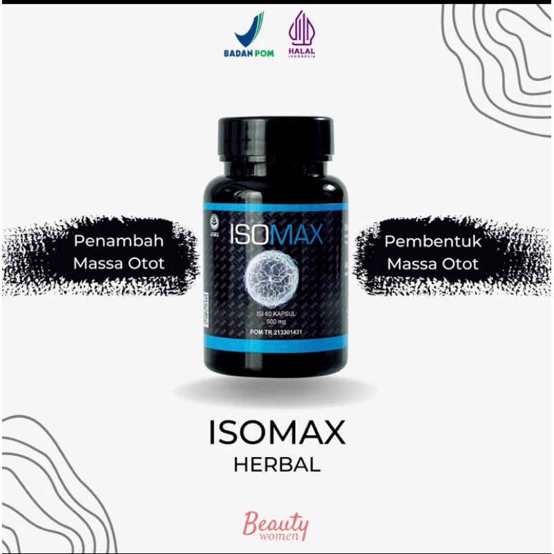 ISOMAX SUPLEMEN PENAMBAH MASSA PEMBENTUKAN OTOT