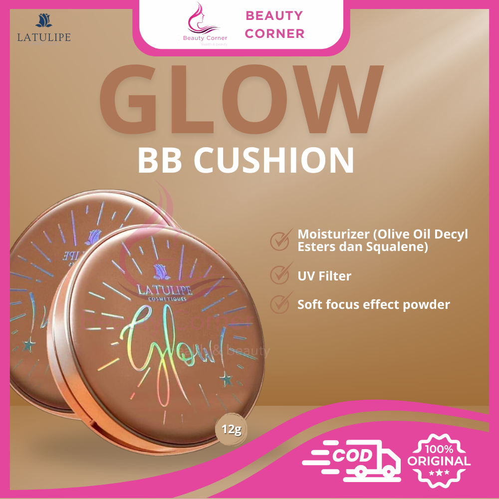 La Tulipe Glow BB Cushion SPF 50 - 12g (Full/Refill)