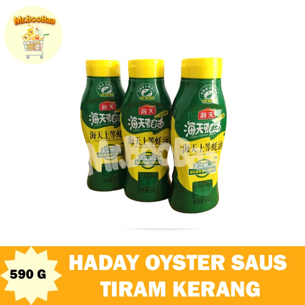 

Haday oyster saus Tiram kerang 耗油 / HADAY TUBE 590 gr