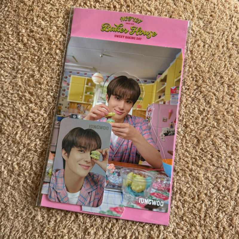[READY] new sealed jungwoo hologram pc set baker house md official nct 127