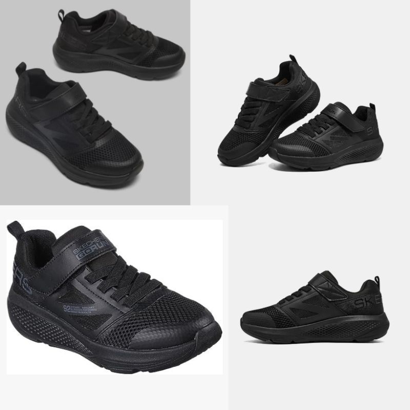 Skechers Sepatu Anak Full Black Go Run