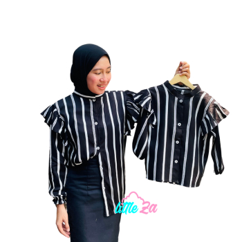 Littleza - Baju blouse Hem Oversize Couple Ibu Anak Model Katun Rayon Tebal Adem Wanita