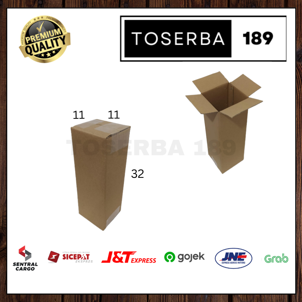 

Kotak kardus box packing uk 11x11x32 SHEET POLOS