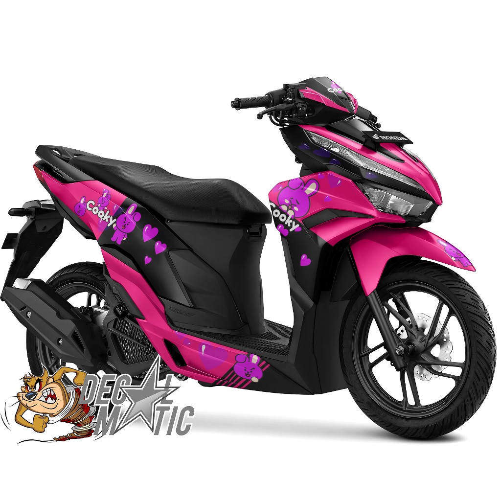 Stiker Vario125 NEW Full Body Decal Full Body Motor Honda Vario 125 New 2023 2024 BTS Cooky