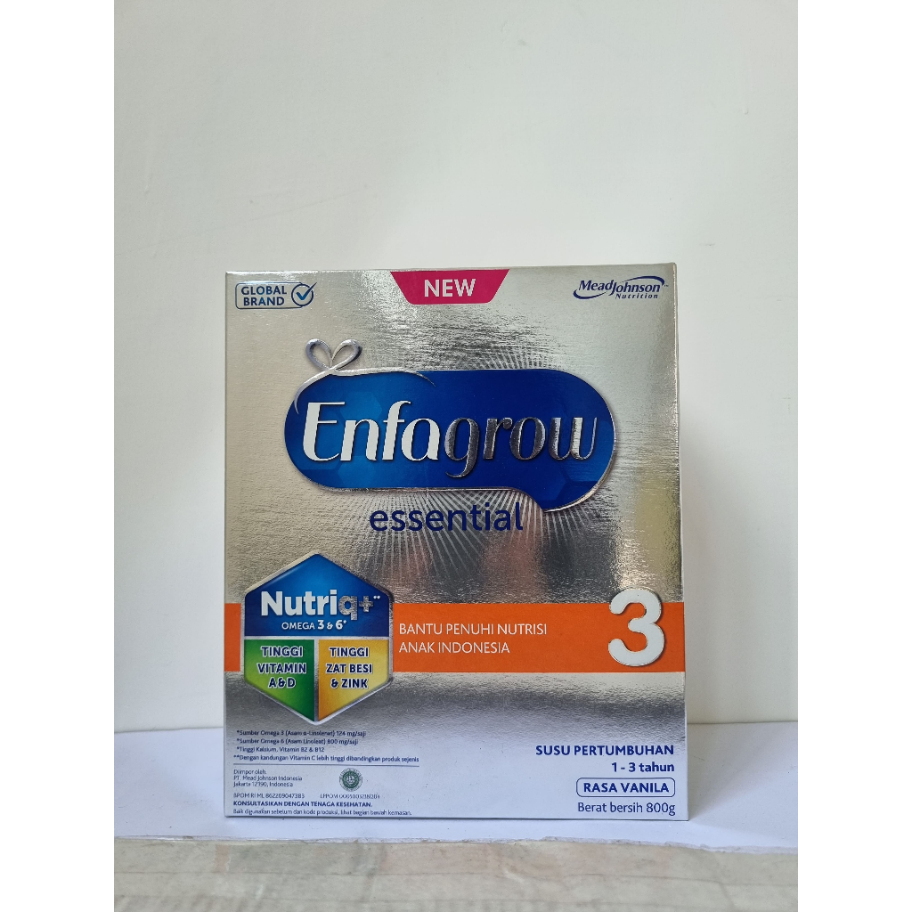 Enfagrow Susu Pertumbuhan Essential 3 Vanilla 800g