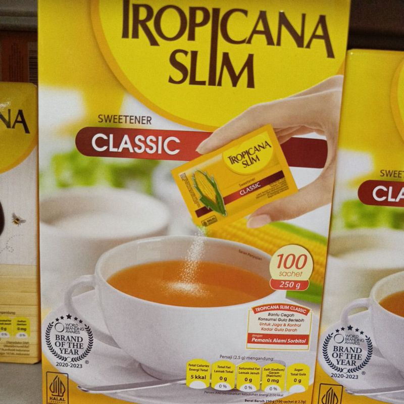 

tropicana slim sweetener classic