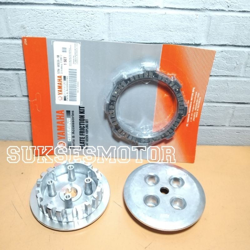 kampas kopling set + kaki 4 kopling dan lawan motor yamaha jupiter z burhan vega r new crypton vega 