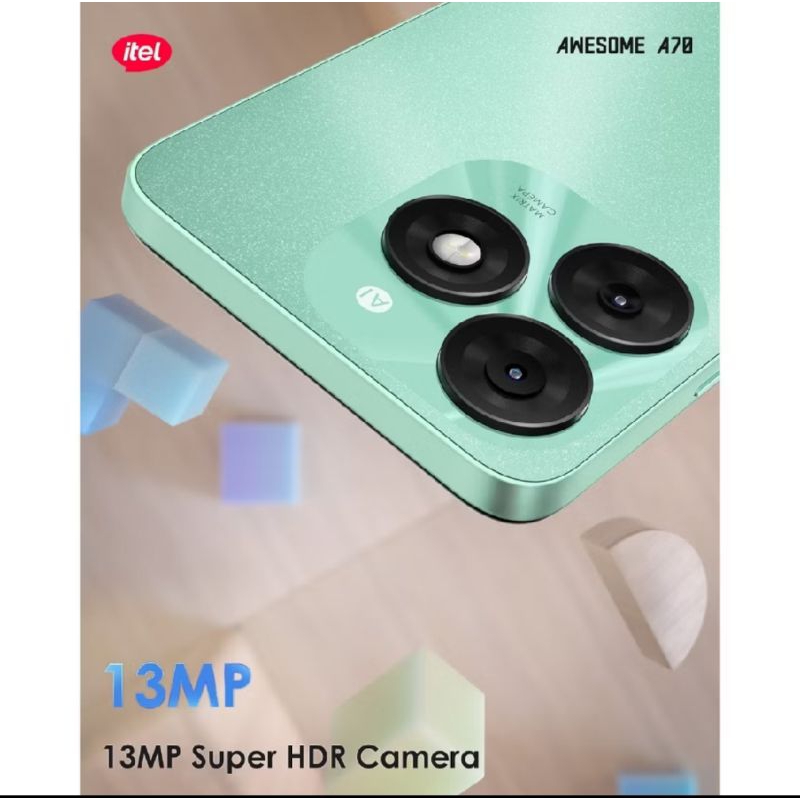itel A70 Smartphone canggih 12/128