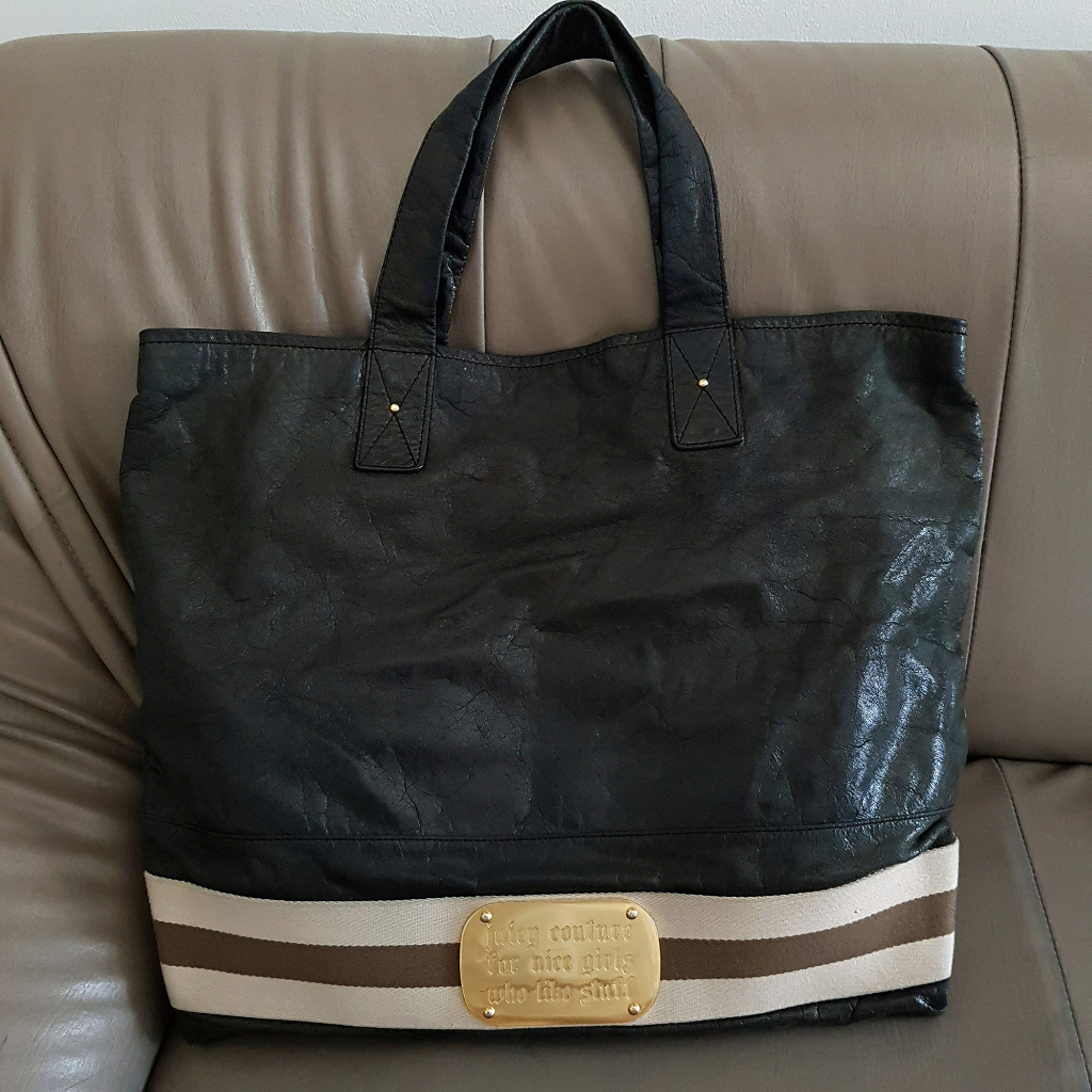 Juicy Couture Large Shoulder Shopper Tote Bag / Tas Kulas Besar