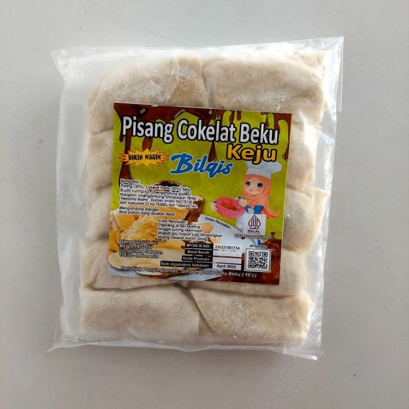 

Pisamg Cokelat Keju isi 10