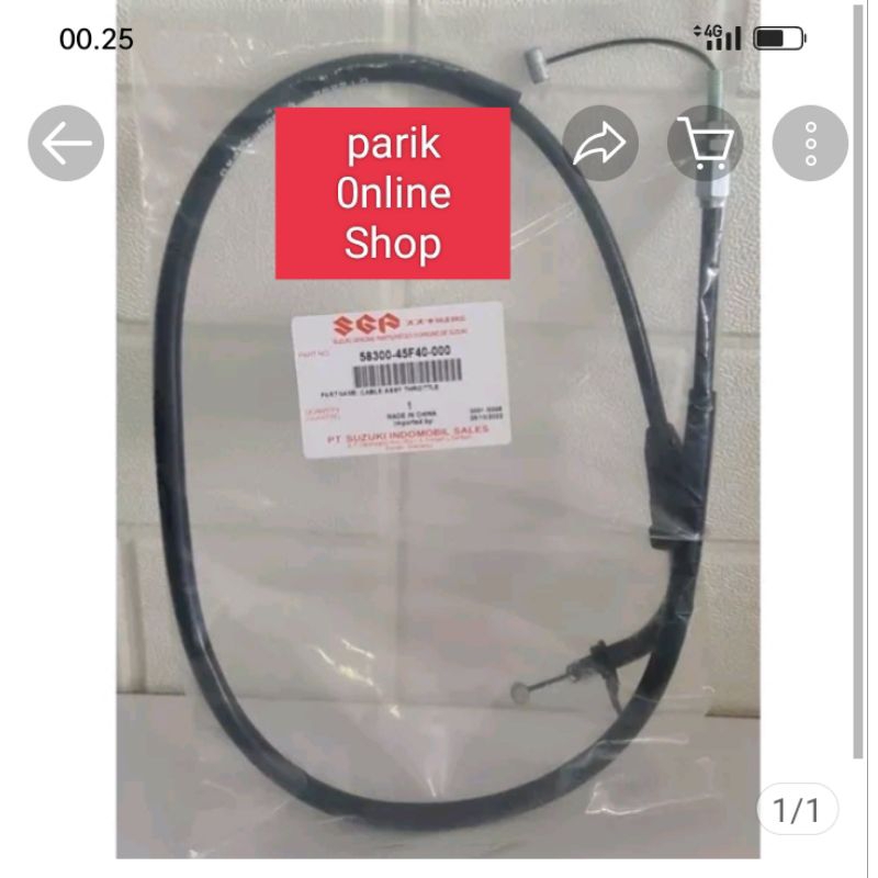 Kabel Gas Kabel Gas Suzuki Thunder 125