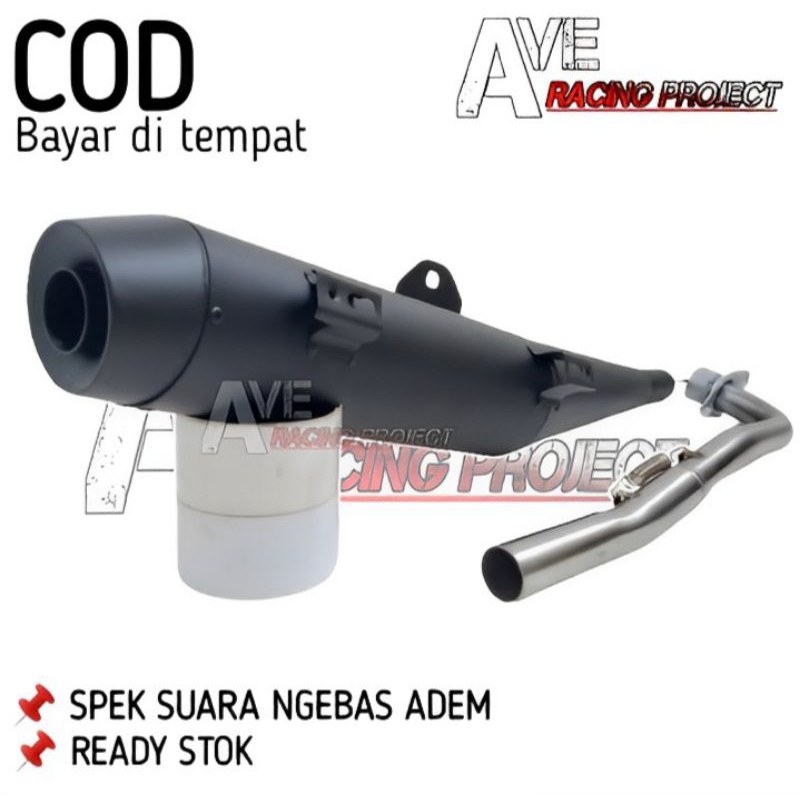 KNALPOT TSUKIGI STANDAR RACING ASTREA SUPRA FIT 100 125 Fi REVO BLADE