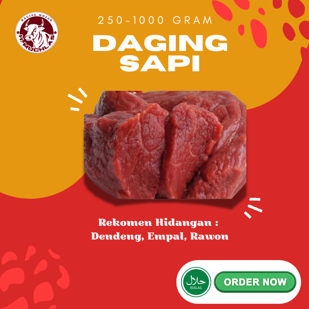 

[FREE BUMBU] DAGING SAPI SUPER 500 GR
