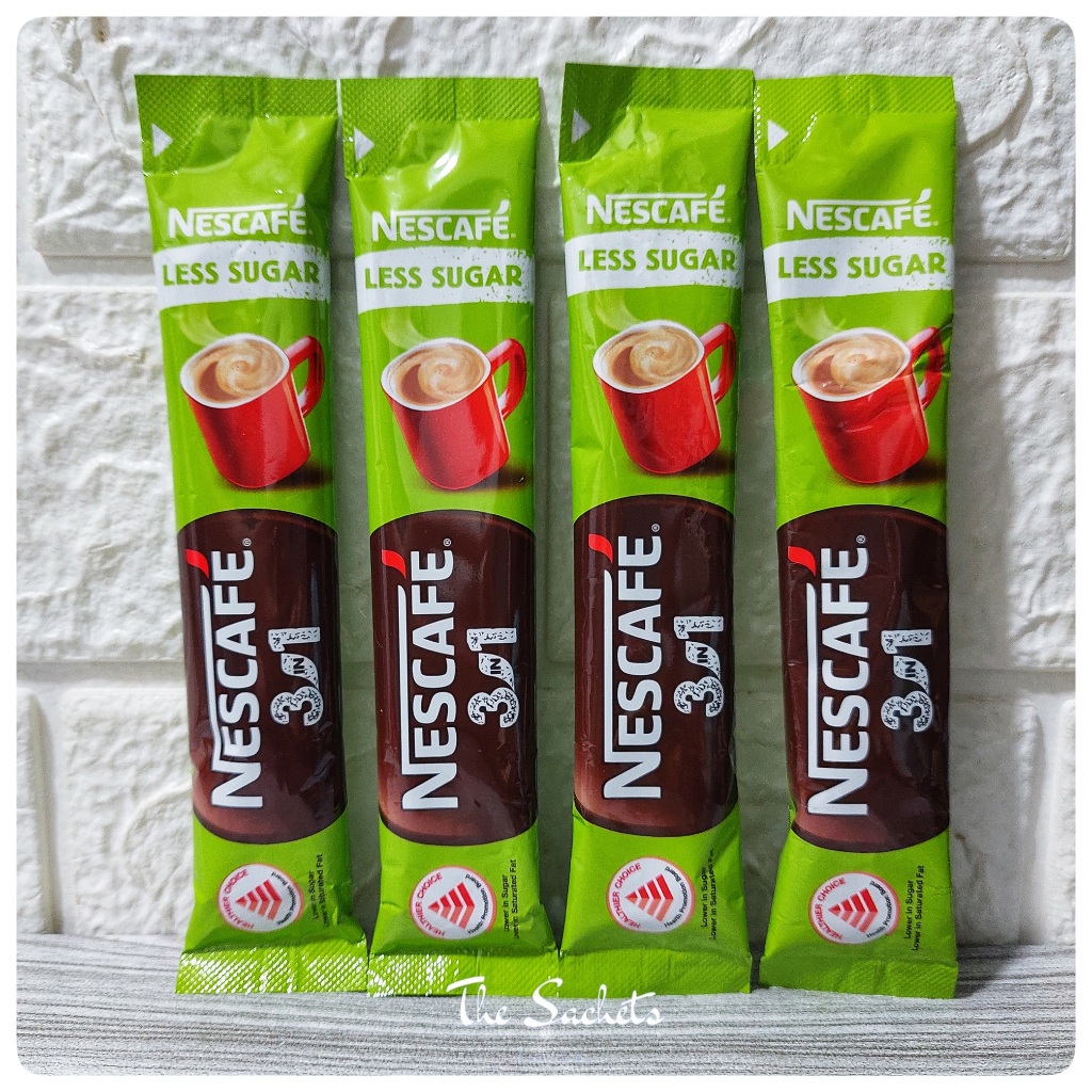 

Nescafe 3in1 Less Sugar Coffee Sachet