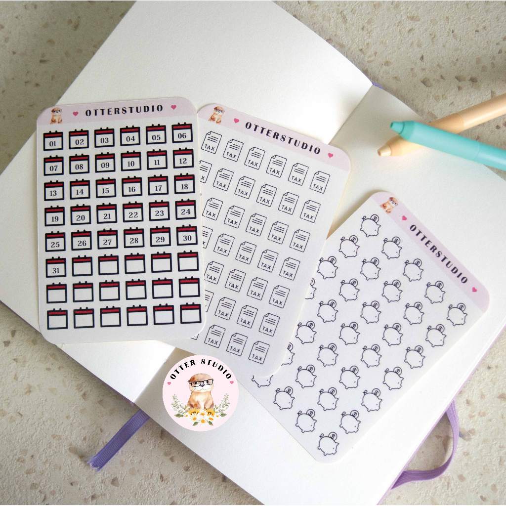 

OTTERSTUDIO- (6)Mini sticker /journaling / sticker journal/ sticker icon