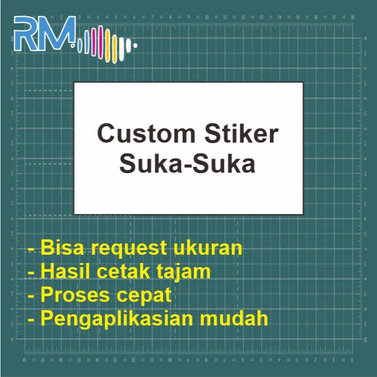 

Custom cetak stiker UV / Stiker decal gloss