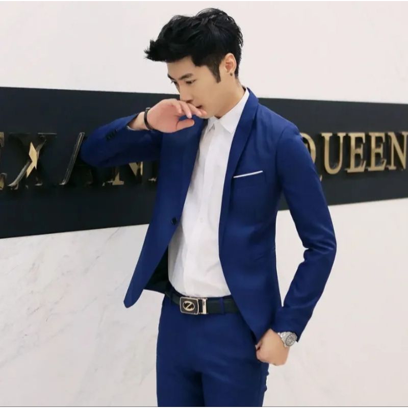 Jas Blazer Pria/Atasan Blazer Formal Pria/Jas Kerja Formal Pria