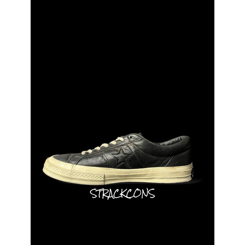 Converse One Star Black "Leather"