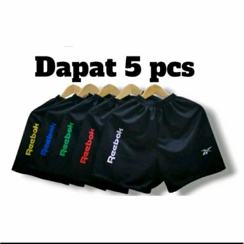 PAKET HEMAT CELANA KOLOR PENDEK PRIA SANTAI 50 RIBU DAPET 5PCS