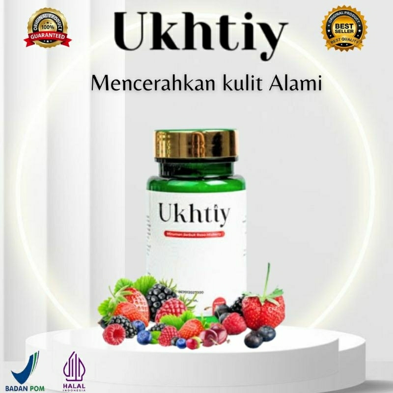 Ukhtiy Collagen Drink • Memutihkan Kulit Wajah • Memudarkan Flek Hitam • Mencerahkan Wajah