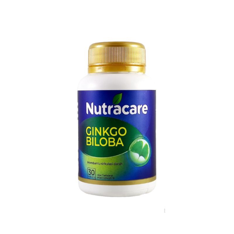 Nutracare GINKGO BILOBA Membantu sirkulasi darah NUTRACARE GINKGO BILOBA 30 KAPSUL
