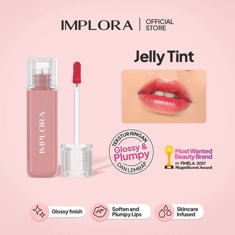 Implora Jelly Tint | Lip Tint Glossy ✔️BPOM
