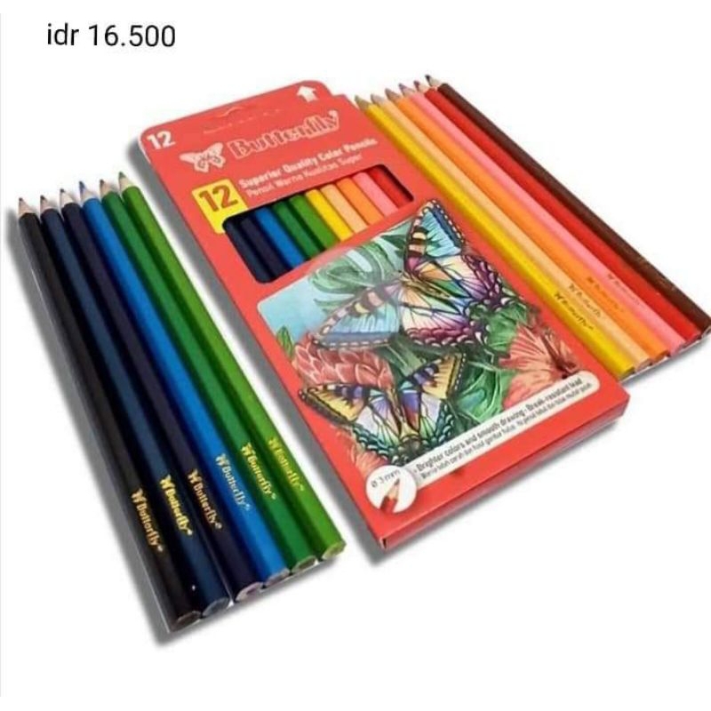 

Pensil Warna isi 12 Butterfly