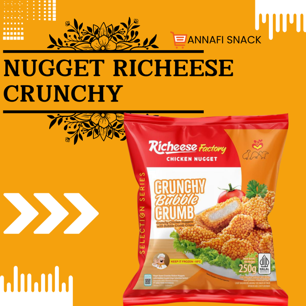 

NUGGET RICHEESE FACTORY 250 GRAM // CHICKEN NUGGET