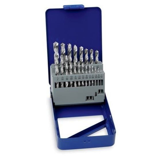 21Pc Drill Bit Set Hss Bp, DBBP21, Bluepoint