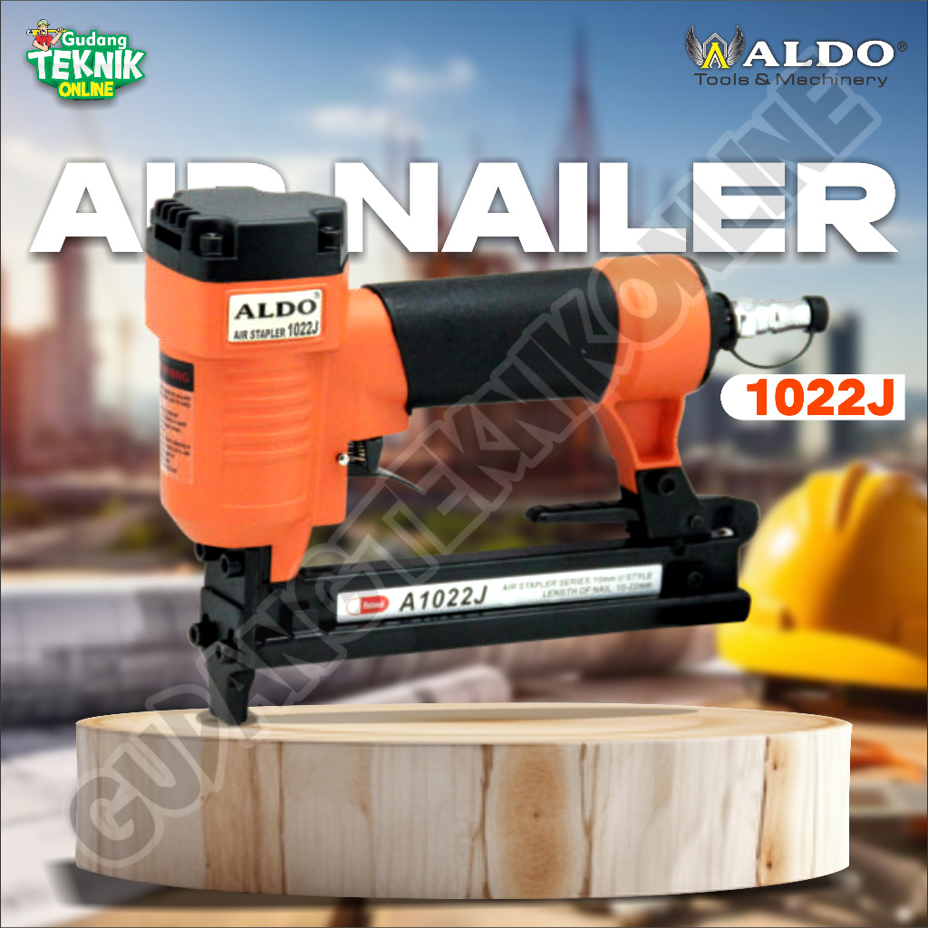 

STAPLES TEMBAK ALDO 1022J / Mesin Stapler Tembak ALDO 1022 J Air Nailler - Alat Paku Staples U Tembak Angin ALDO