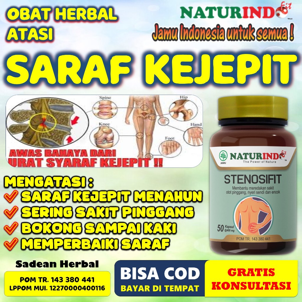 Obat Saraf Kejepit Sakit Pinggang Dari Bokong Menjalar Ke Kaki
