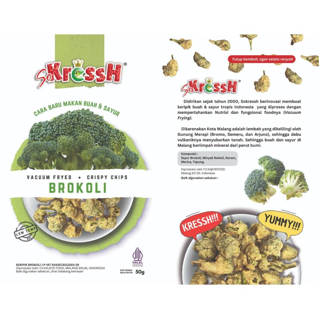 

Keripik Sayur Brokoli 50gr SoKressH