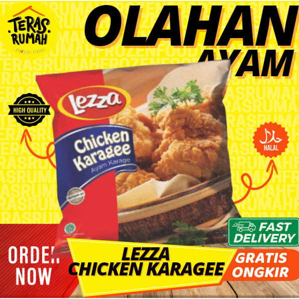 

LEZZA CHICKEN/AYAM KARAGEE 400gr