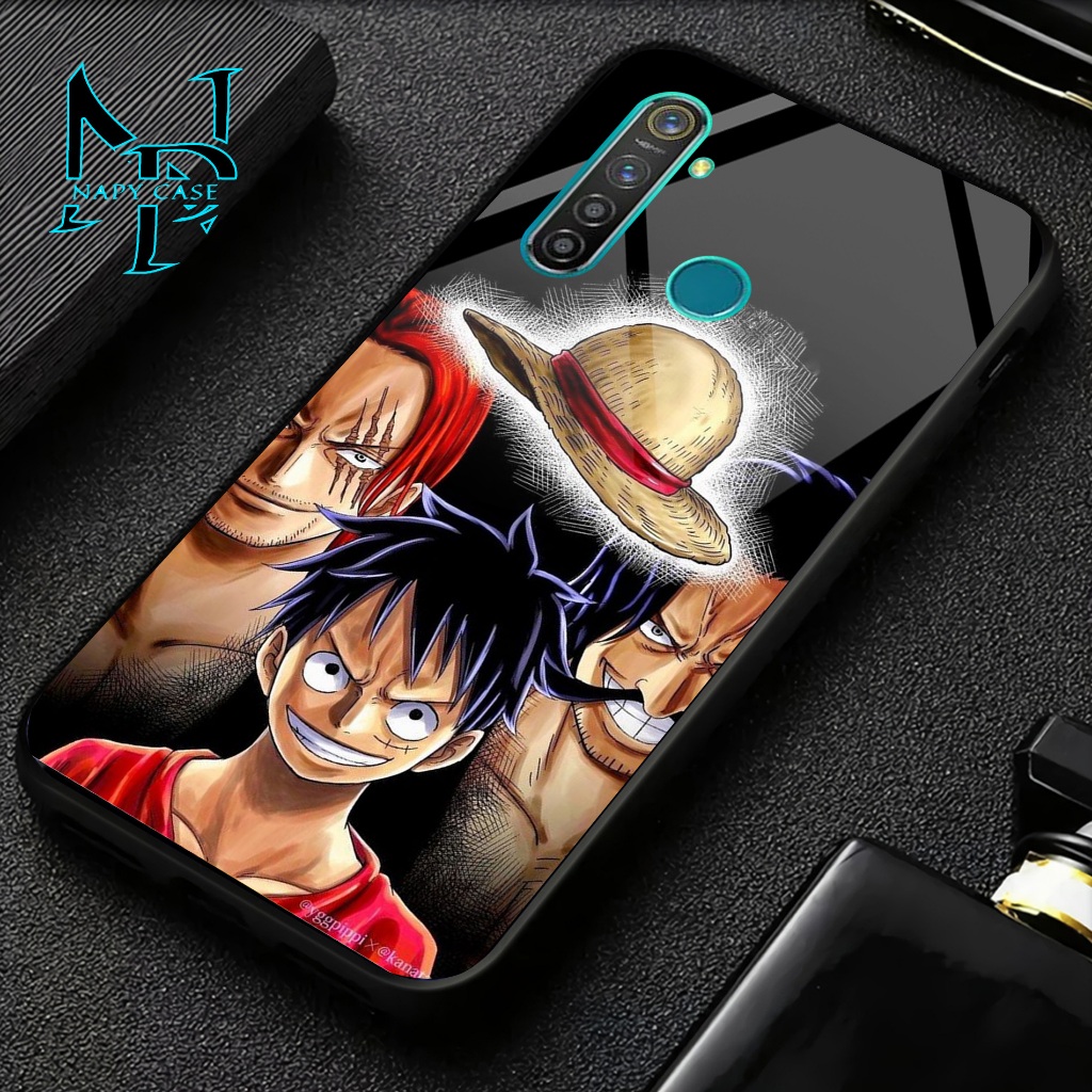 Napy case, Case Hp REALME 5 PRO Hardcase HP Fashion kartun mix ONE PIECE Casing Hp Viral COD Bayar D