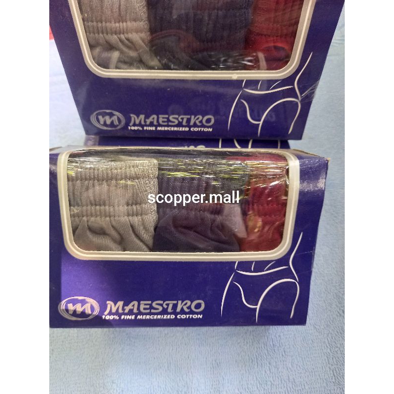 3 Pcs celana dalam pria Maestro Ori / cd pria orizio katun 1 box