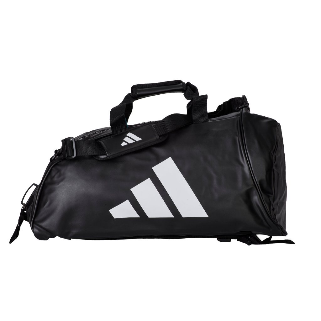 Adidas New Tas Training 2 in 1 Black White - Tas Badminton, Karate, Taekwondo, Gym, Tennis