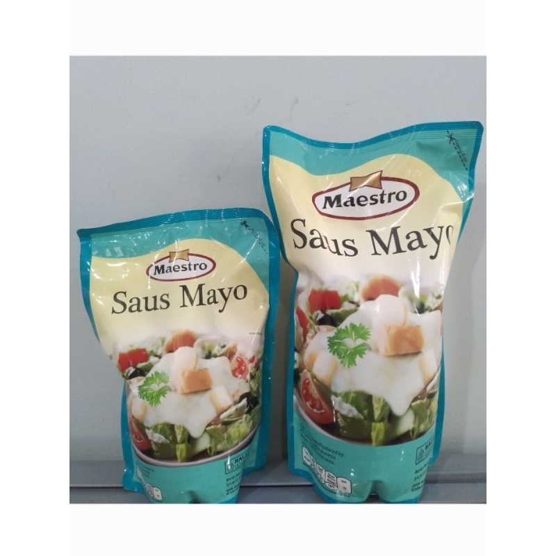 

Maestro Saus Mayo 1kg / Saos Mayonaise Untuk Salad Buah & Sayur / Salad Dressing