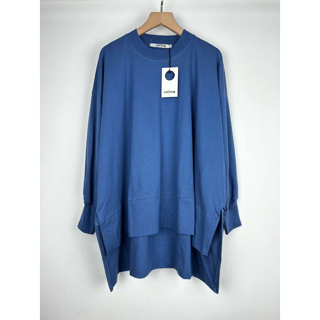 Kaos Oversize Jumbo Tunik Lengan Panjang Ld130 / Atasan Tunik Wanita Ld130 / Baju Tunik Wanita