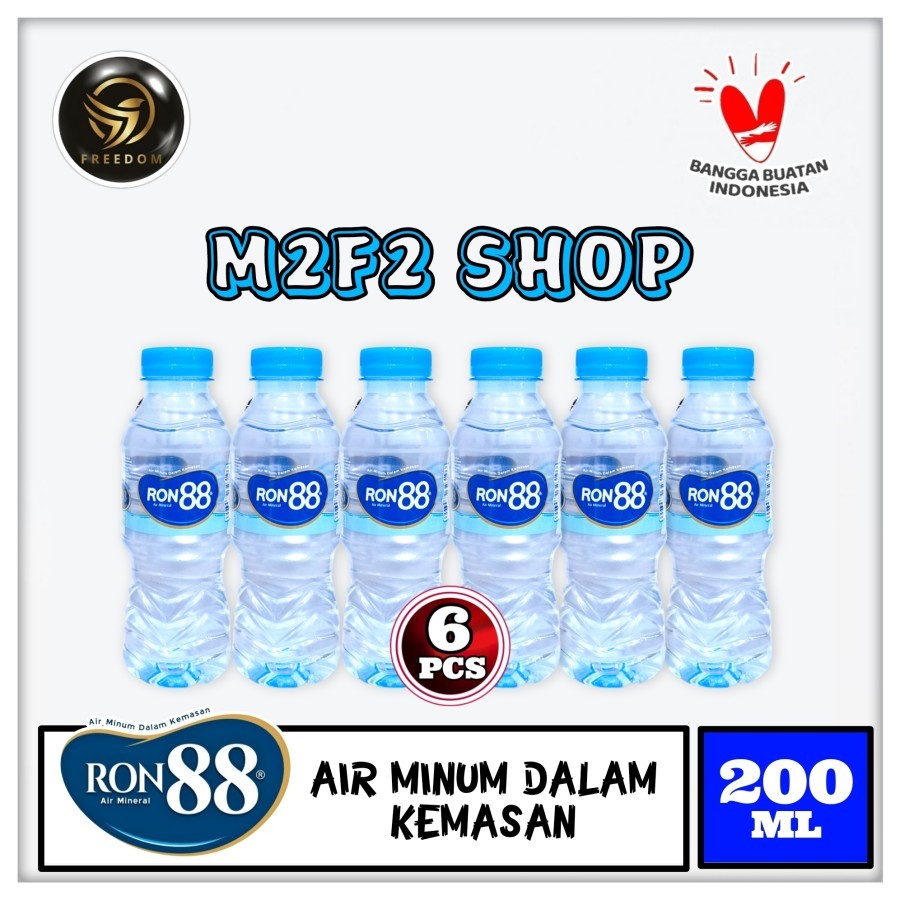 

Air Mineral Ron 88 Elite Baby Mini Botol Pet - 200 ml (Kemasan 6 Pcs)