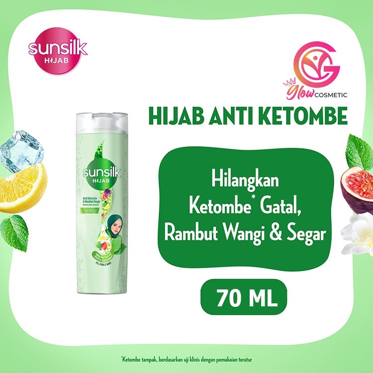 SUNSILK SHAMPOO HIJAB REFRESH & ANTI DUNDRUFF 70 ML