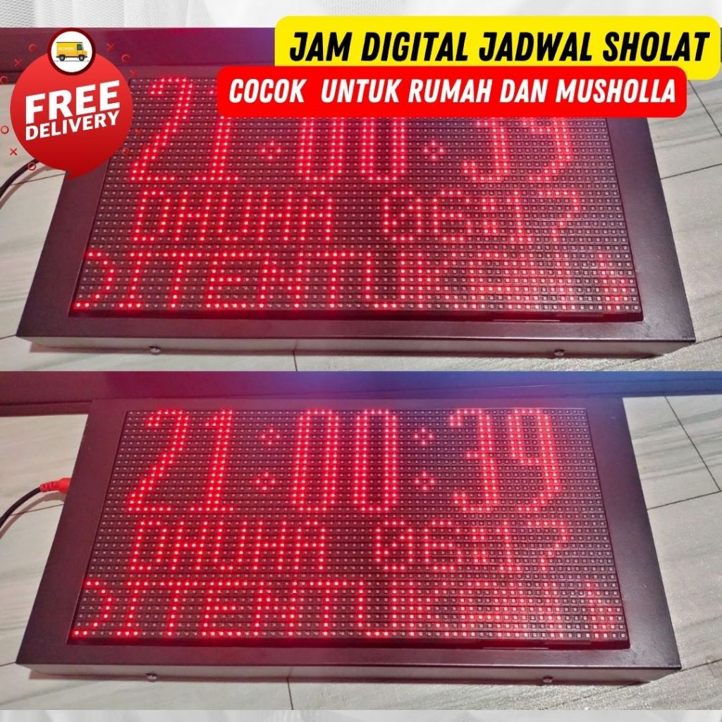 jam adzan otomatis terbaru | cocok untuk rumah dan kantor alarm adzan otomatis setiap waktu sholat