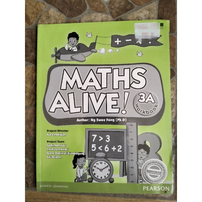 math alive workbook 3A Pearson original