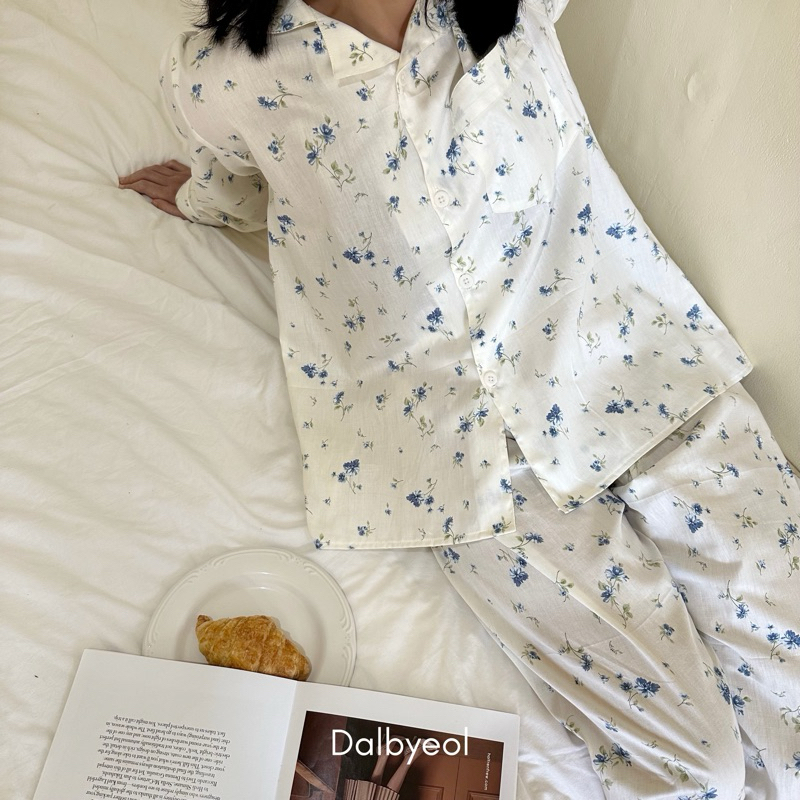 Piyama Wanita Katun Taehyung Life Goes On X Taeyong MTopia Piyama Korea | Baju Tidur | Piyama Unisex