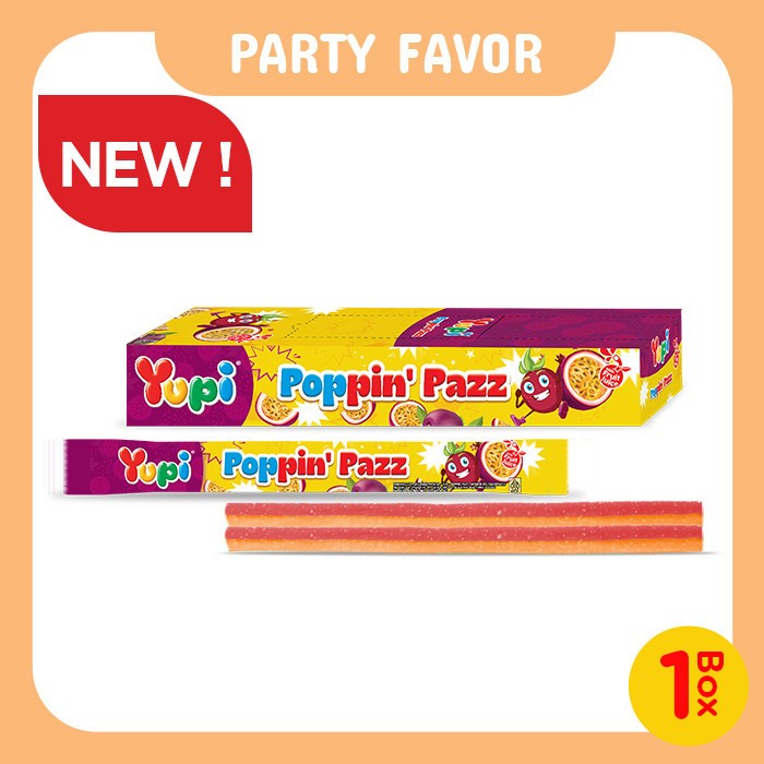 

YUPI POPPIN PAZ 1 BOX ISI 12 PCS **