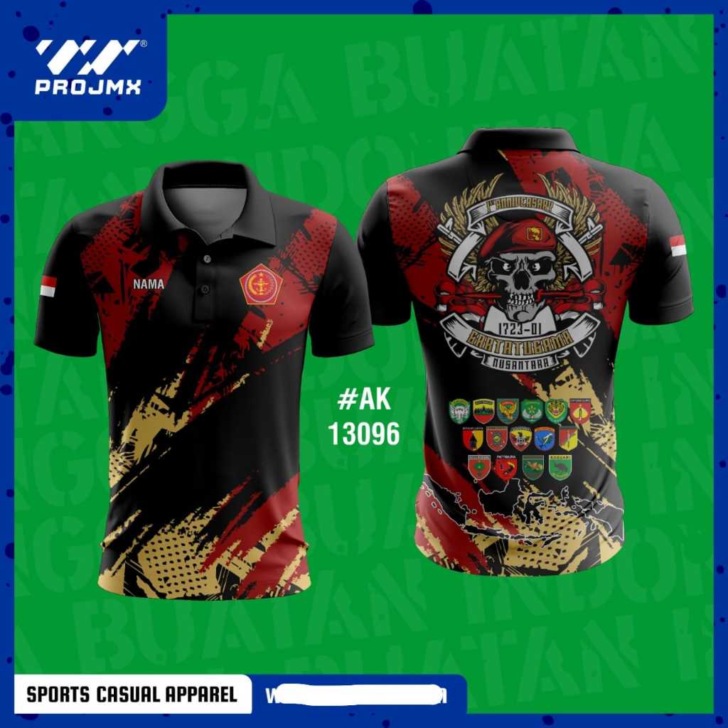 PROJMX - KAOS JERSEY MILITER GARTATUGAMA (BISA CUSTOM)