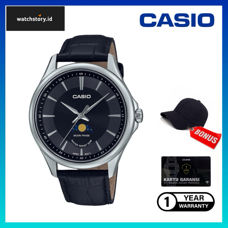 Jam Tangan Analog Pria Casio Original MTP-M100L-1AVDF