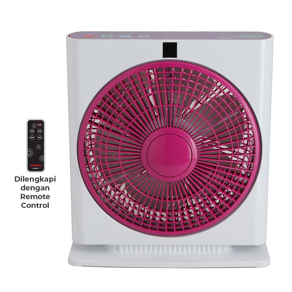 Kipas Angin Kotak Box Fan Maspion JF 1205 RC / JF1205RC Disertai Remote Control